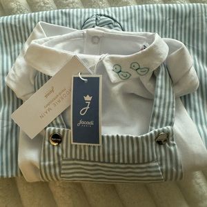 Jacadi body suit and salopette